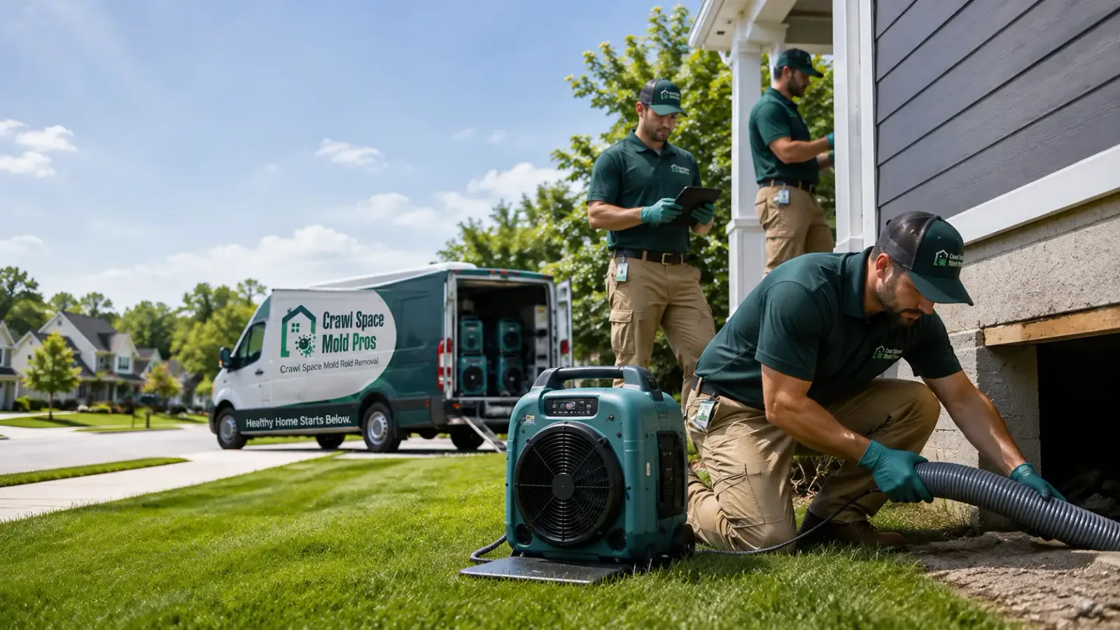 Crawl Space Mold Removal in Ludlow, IL